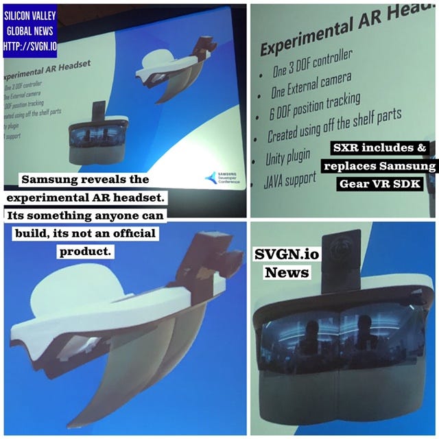 Samsung Reveals An Experimental Ar Headset That Isn T A