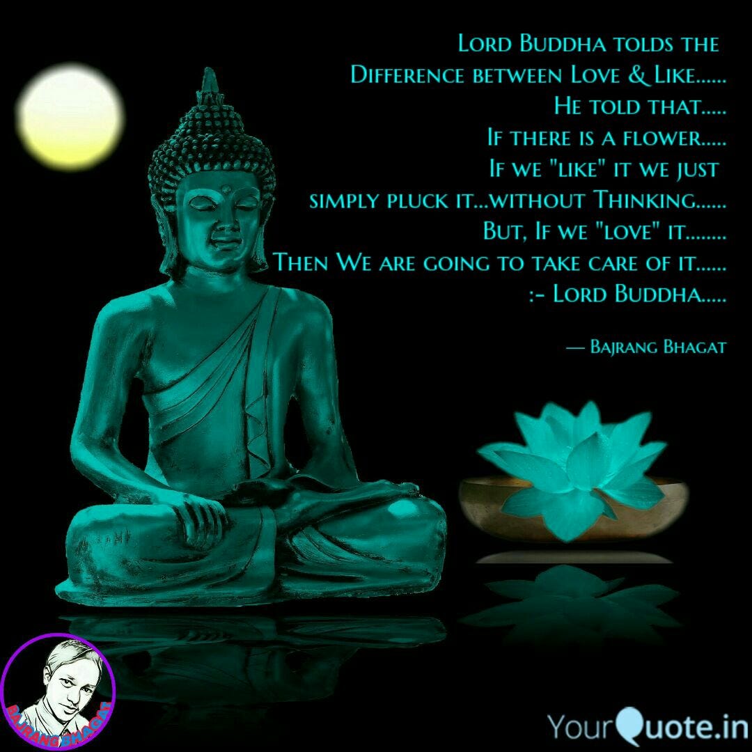 Difference Between Love Like By Lord Buddha By Bajrang