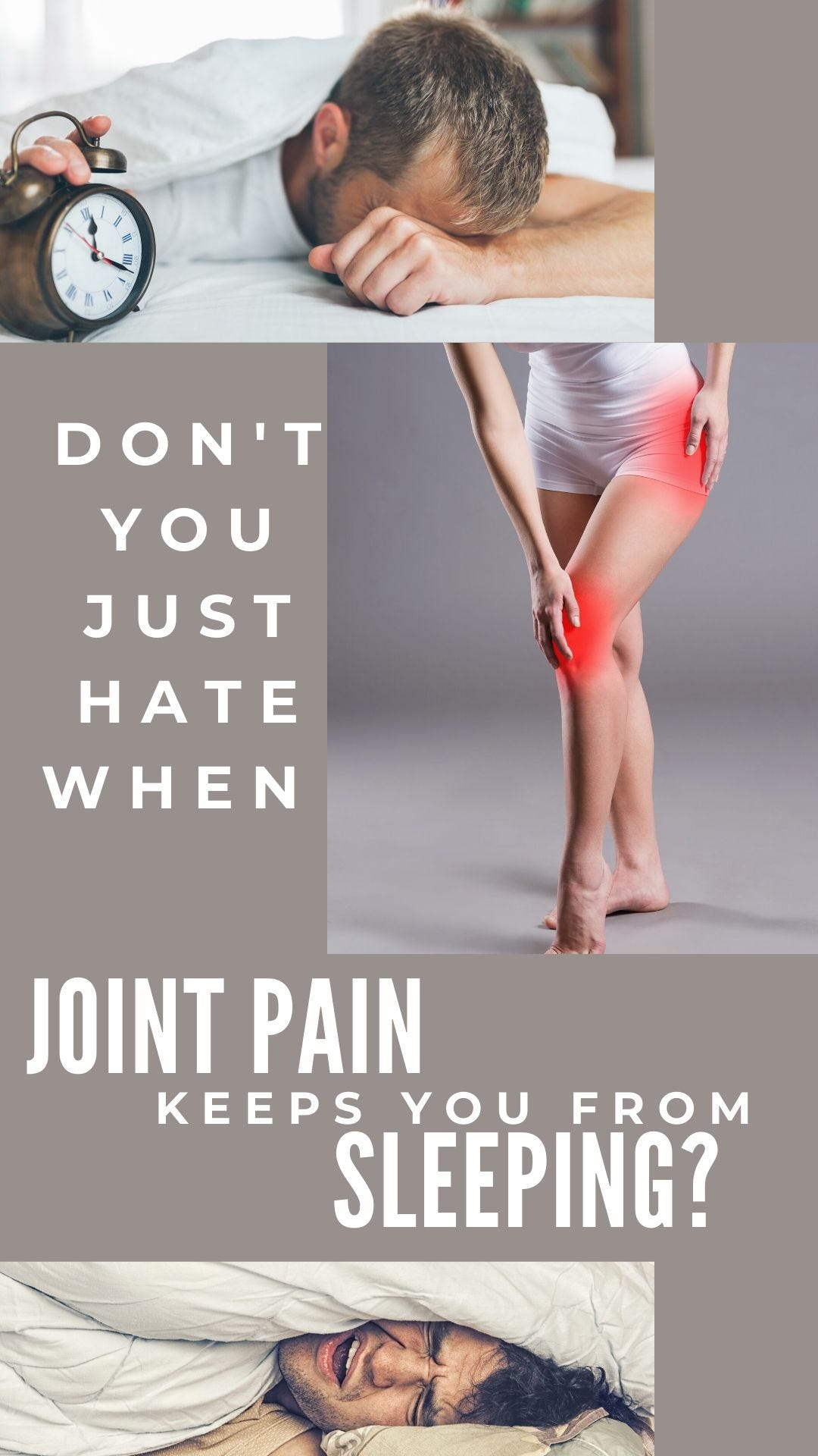 Don’t You Just Hate it When Your Joint Pain Keeps You From Sleeping