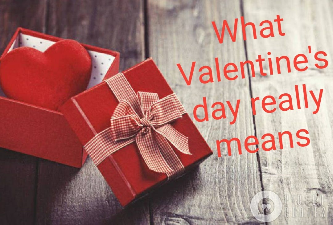 What Valentine's day really means... by Treadmill Treats Medium