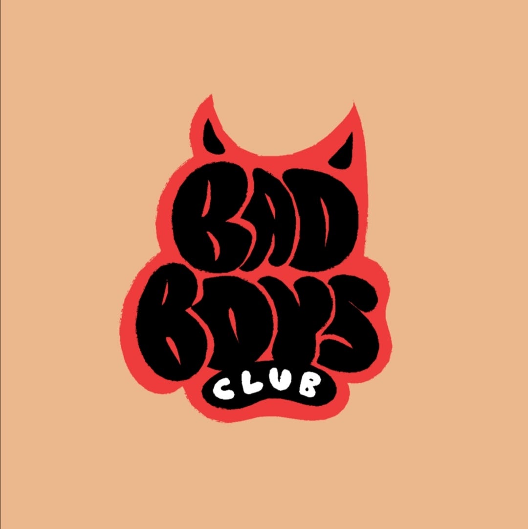 Bad boys club. by New Fren by Doodle Bros Medium.