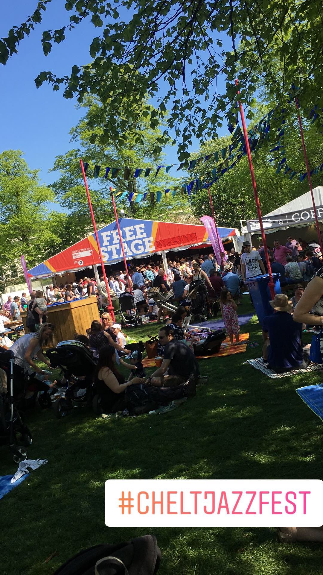 Cheltenham Jazz Fest Behind The Big Top by Tom Hadfield Medium