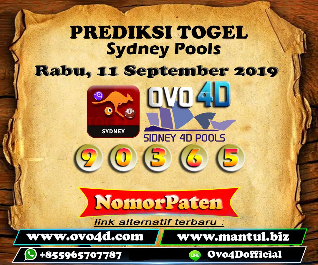 13 Prediksi sydney hari rabu