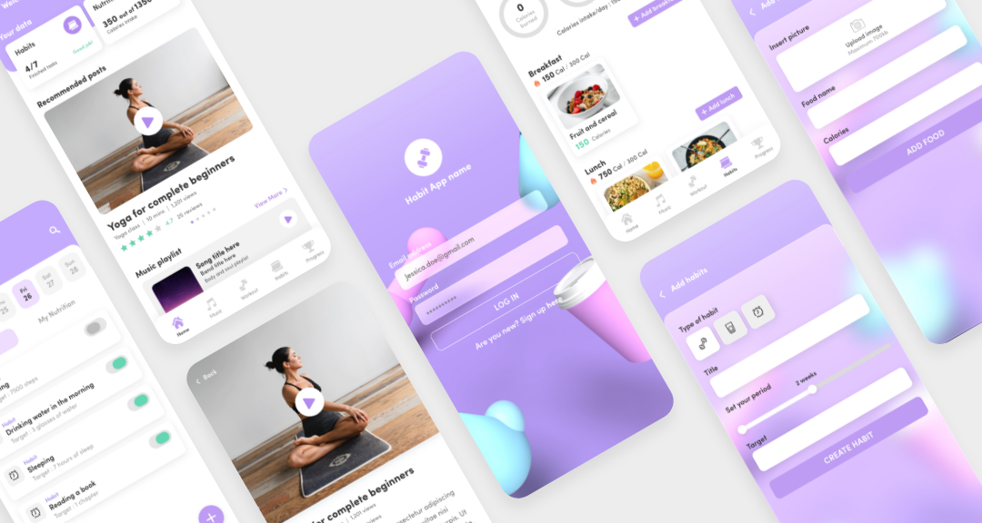 UI/UX Case study : Habit Tracking app | by Steffy Juliana | Medium