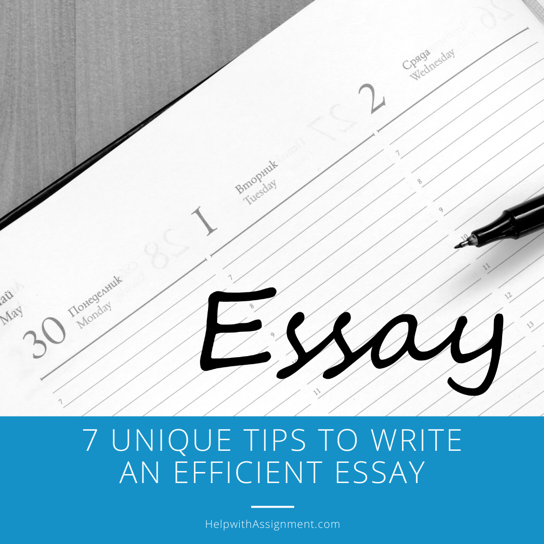 how to write an efficient essay