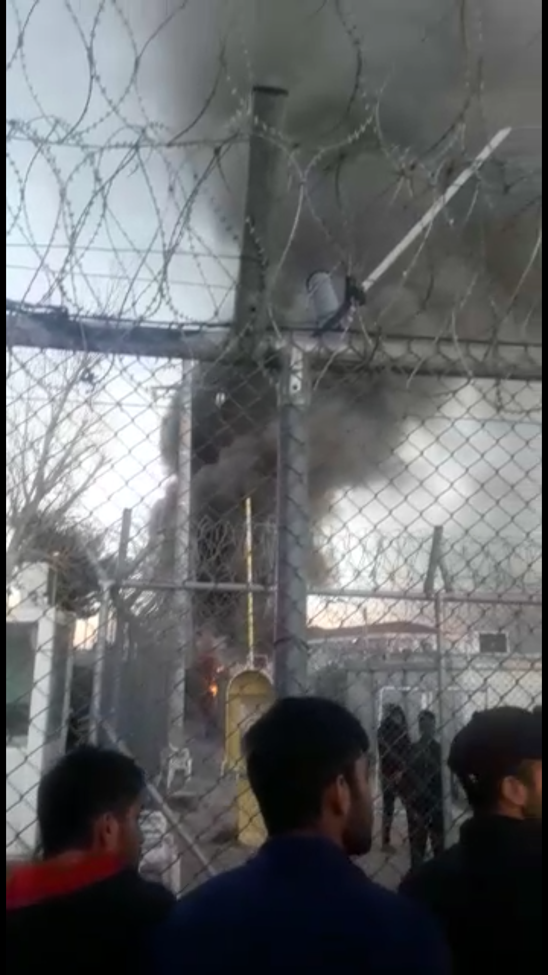 Amygdaleza is burning — photo report from a Greek immigration detention centre