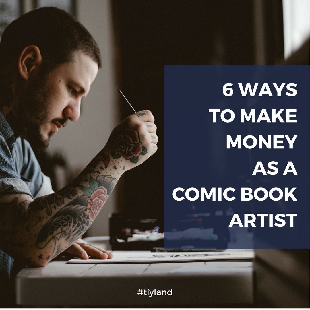 how to make money as a comic artist how to make money as a comic artist