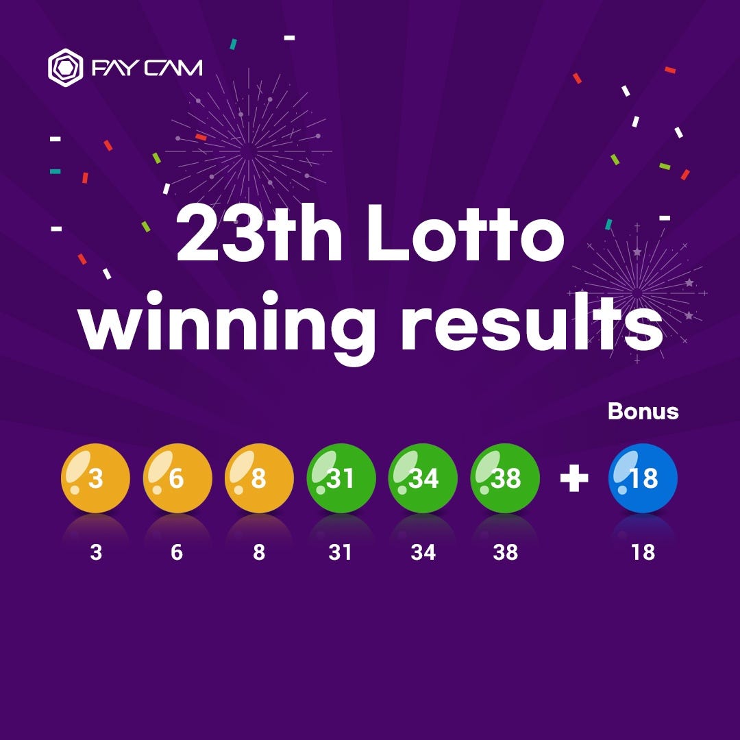 23th Lotto winning results PAYCAM Medium