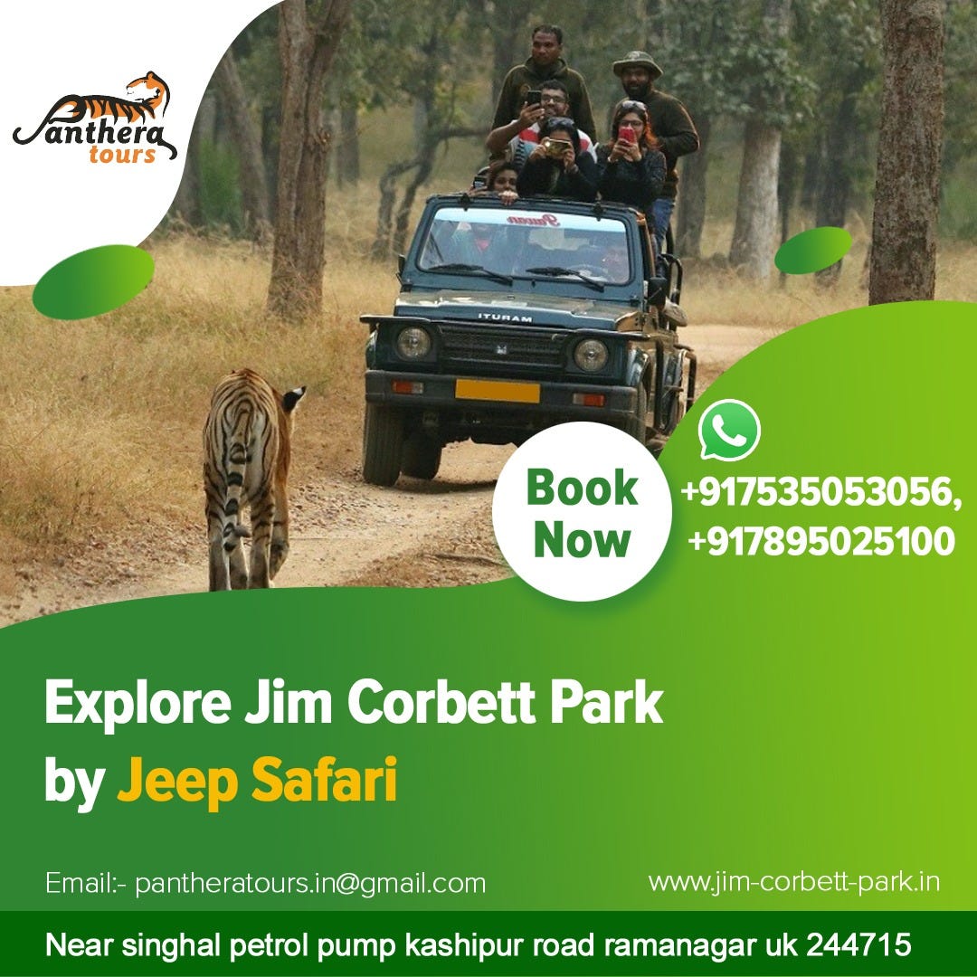 National Park as a Vacation Destination Jim Corbett Travels Booking