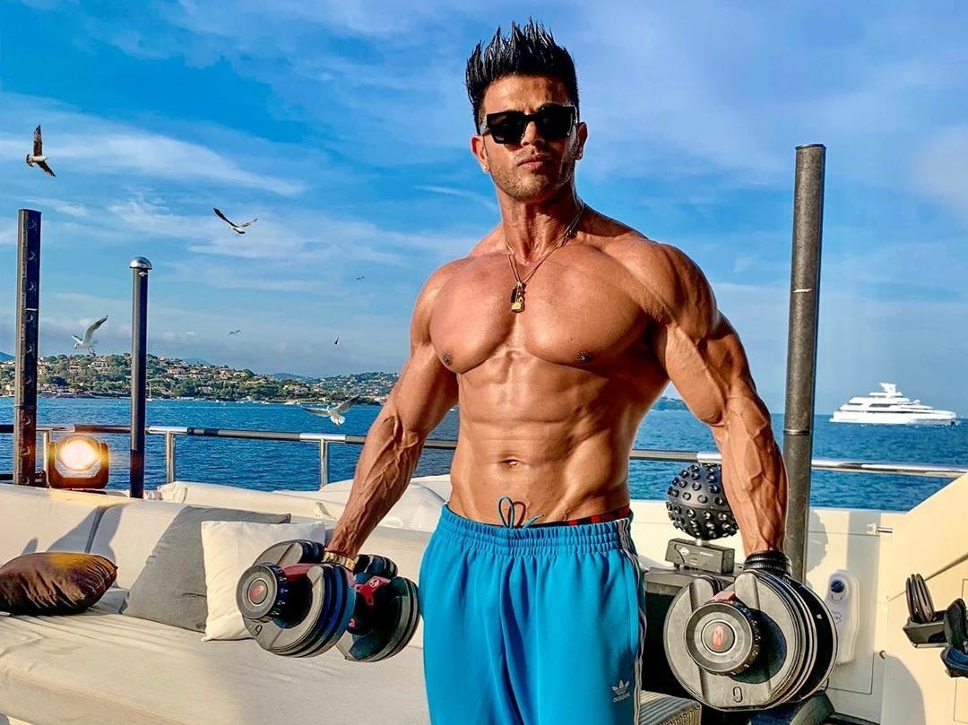  Sahil khan chest workout for Gym