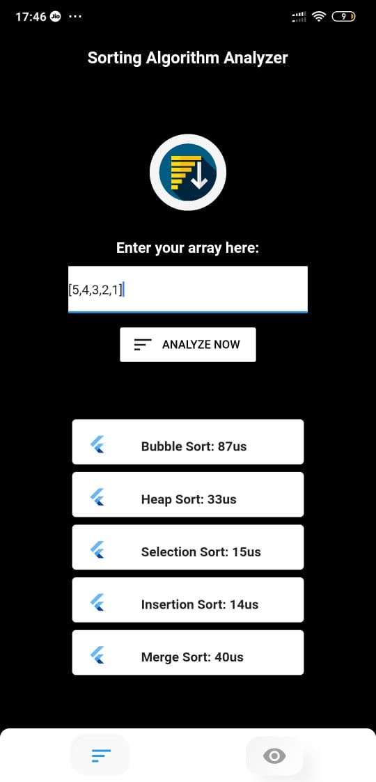 Sorting Algorithms Analyzer/Visualizer using Flutter. | by Himanshu ...