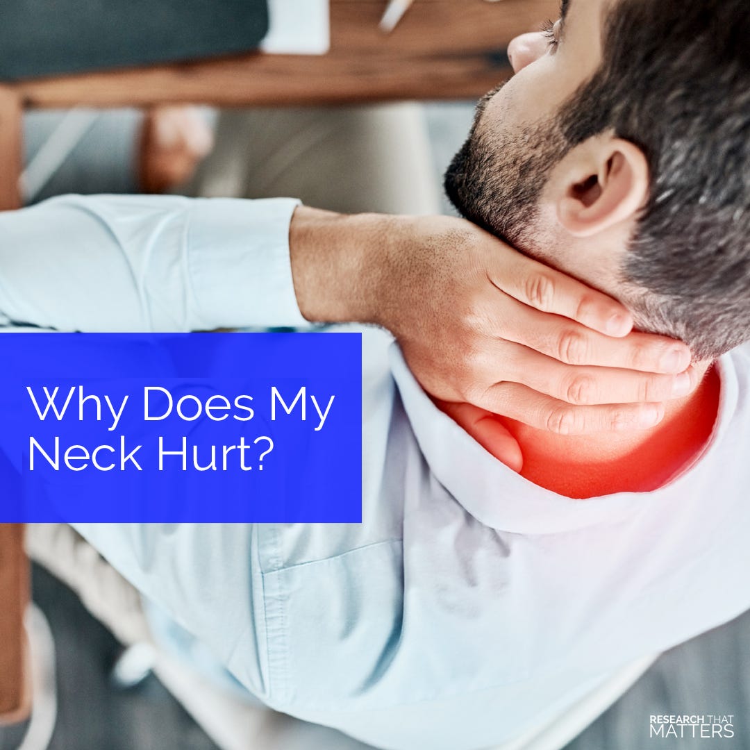 Why Does My Neck Hurt?. Your neck has a tough job. It has to… by Dr