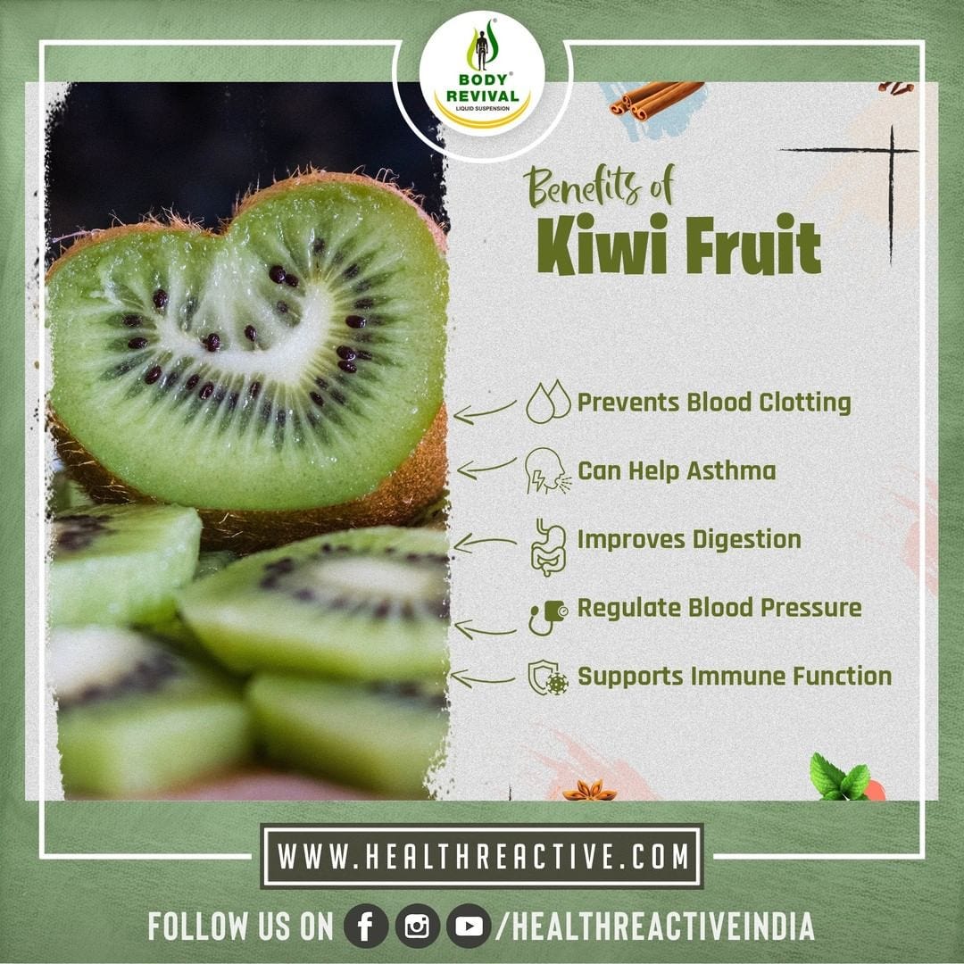 BENEFITS OF KIWI FRUITS. Kiwi Supports Immune System & Can Help… by