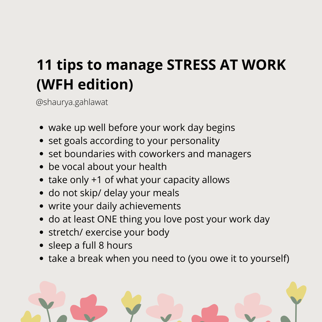 11 Tips To Manage Stress At Work Wfh Edition By Shaurya Gahlawat Medium 11 Tips To Manage Stress At Work Wfh Edition By Shaurya Gahlawat Medium