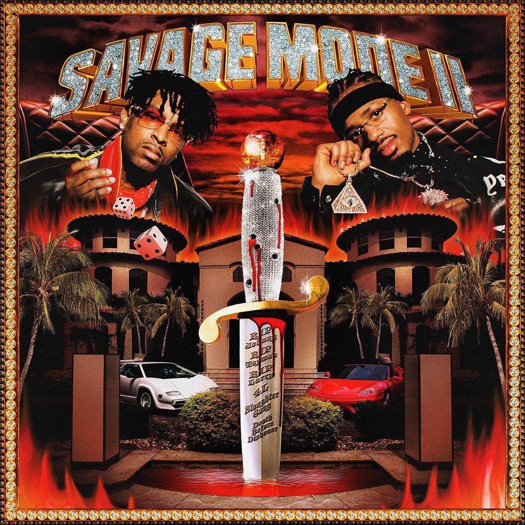 21 Savage & Metro Boomin 'SAVAGE MODE 2' Album Cover And Track List | by Liquid Artiste | Oct, 2020 | Medium