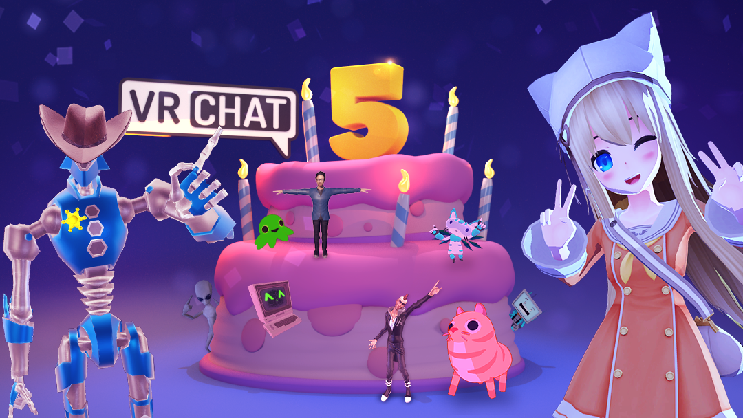 Celebrating 5 Years of VRChat. VRChat is celebrating its 5th… | by VRChat |  VRChat | Medium