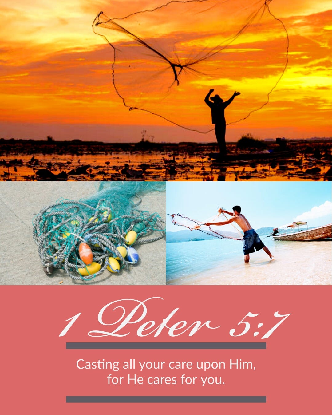 Casting All Your Care Upon Him, For He Cares For You. - 1 Peter 5:7 | By  Keith Mcgivern | Medium