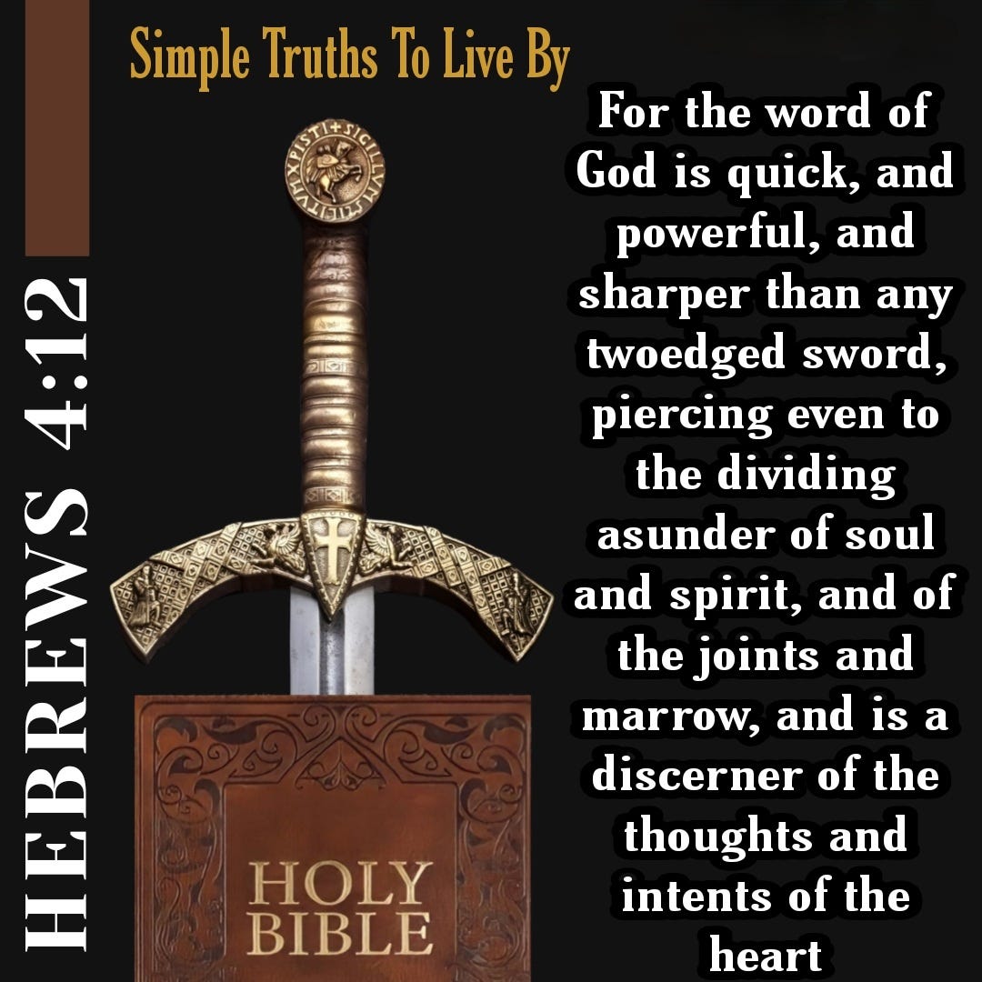 For The Word Of God Is Quick And Powerful And Sharper Than Any For The Word Of God Is Quick And Powerful And Sharper Than Any