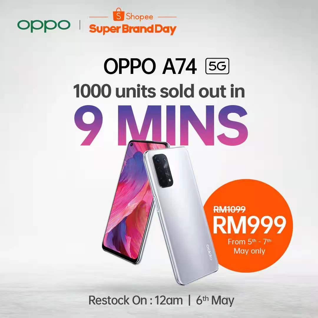 1st Sales Of The Oppo A74 5g Oppo Enco Buds Begin With 1k A74 5g Units Sold Within 9 Mins By Siennylovesdrawing Medium