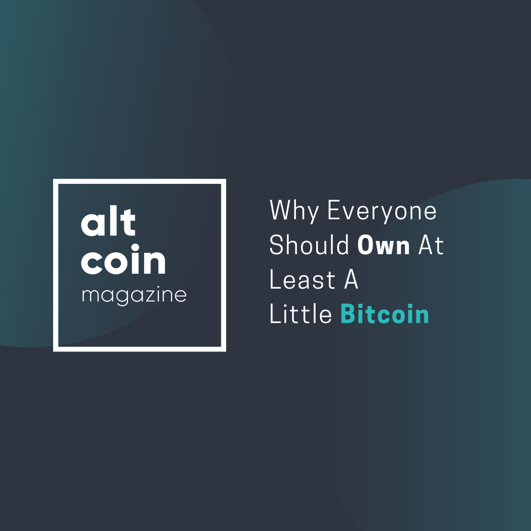 own many altcoins should i purchase bitcoin