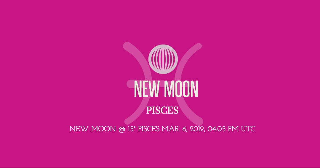 New Moon In Pisces The New Moon Which Represents Our By Arik Xander Medium new moon in pisces the new moon which