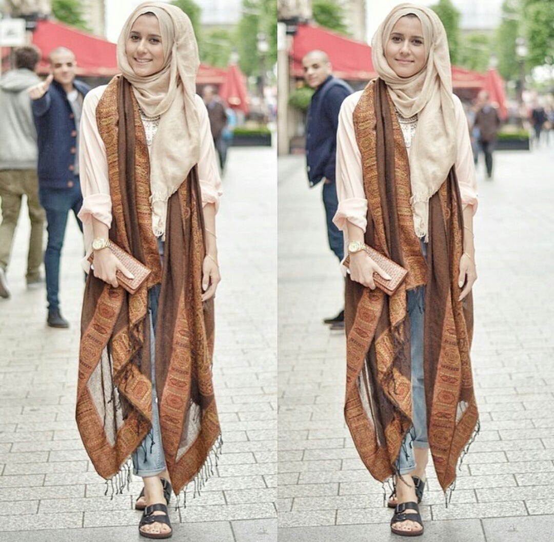 bohemian style for muslimah