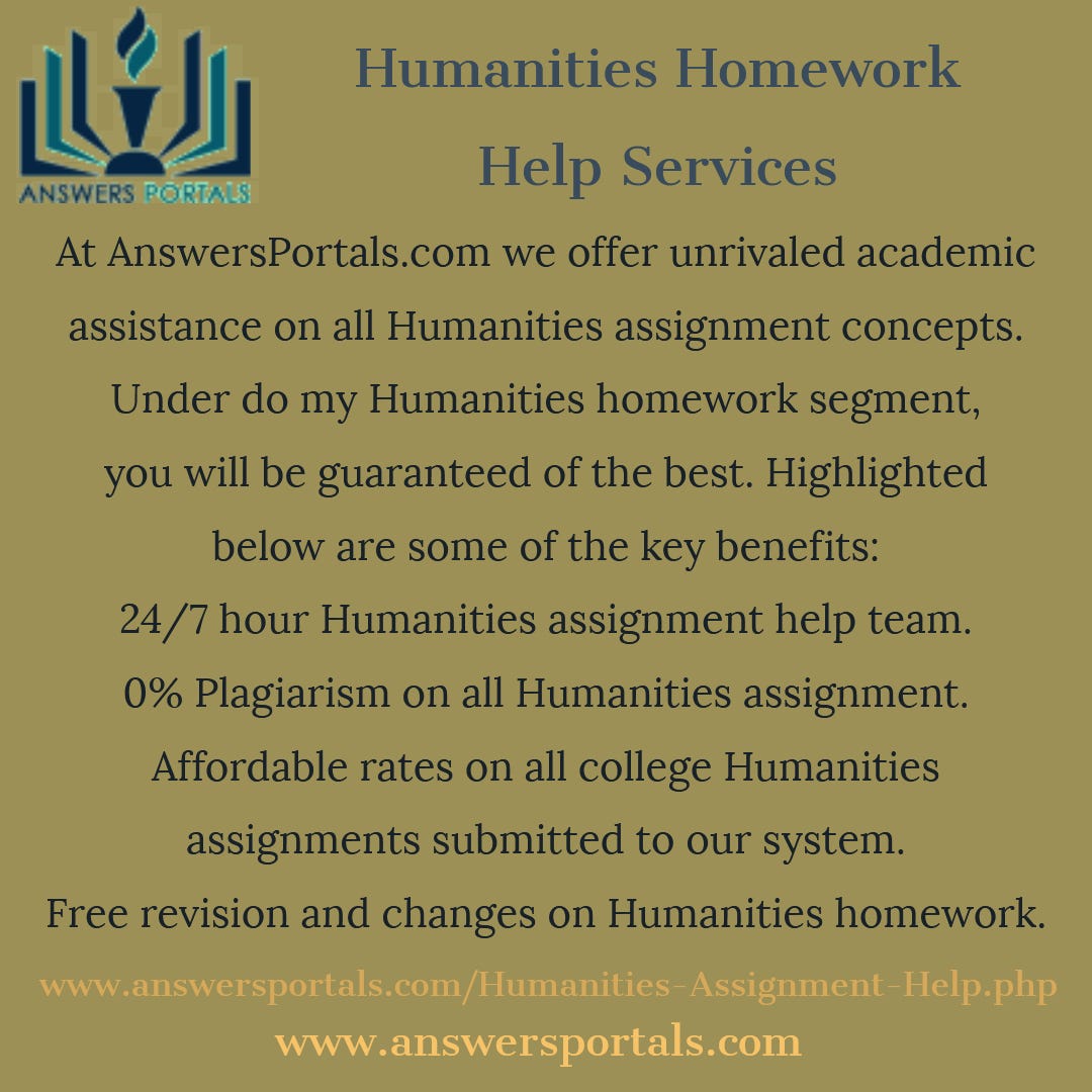 homework help humanities