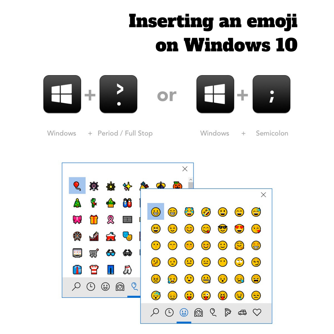 Emoji Keyboard Shortcut for Windows and MacBook. 🤪 by Shubham Ritam