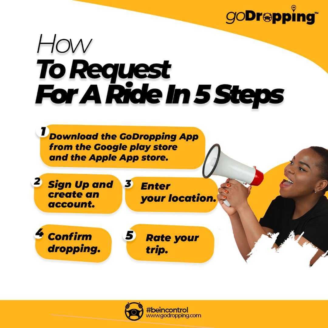 How To Request For A Ride In 5 Steps | by Seth Odei Asare | GoDropping ...