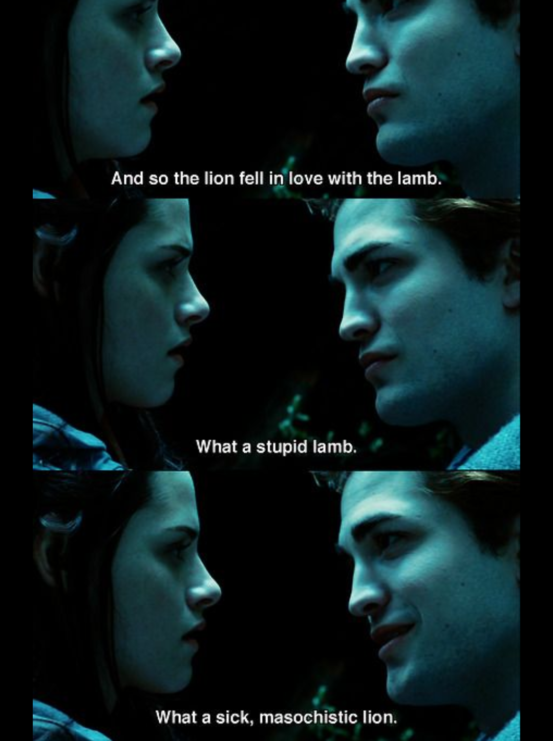 Twilight Lion And Lamb Quote And So The Lion Fell In Love With The Lamb” By Stephenie Meyer. | By  Kouassi Aya Lydie | Medium