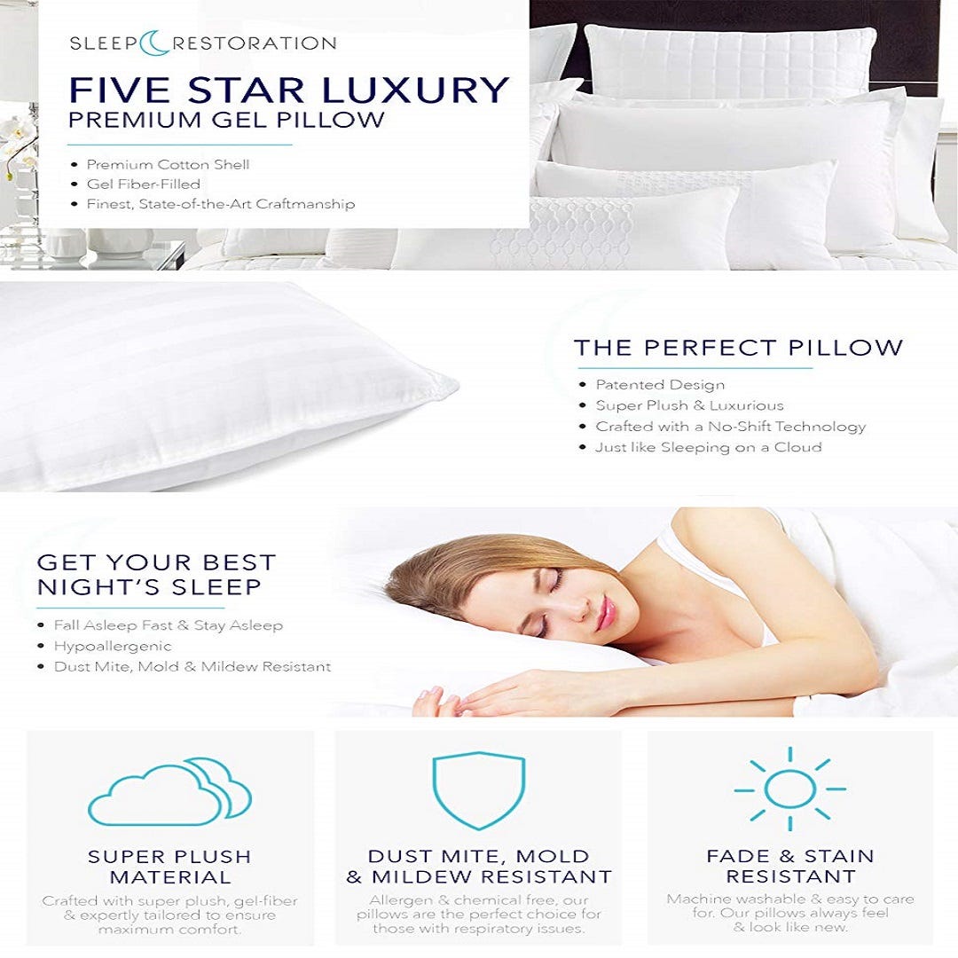 Sleep Restoration Gel Pillow Reviews Pain Remove Pillow Medium