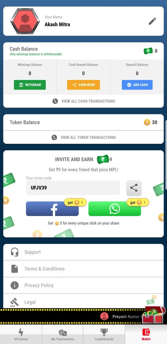 Real Mpl App To Earn Money