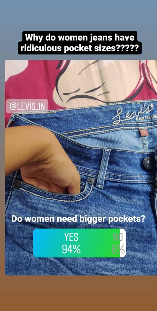 vægt gear Peer Why cant Levi's Make Decent Pockets for Women | Thoughts And Ideas