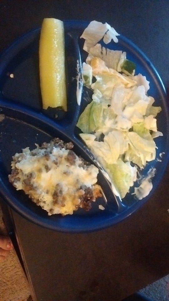 Cheeseburger….pie... So far in my Trim Healthy Mama recipe… by Janene