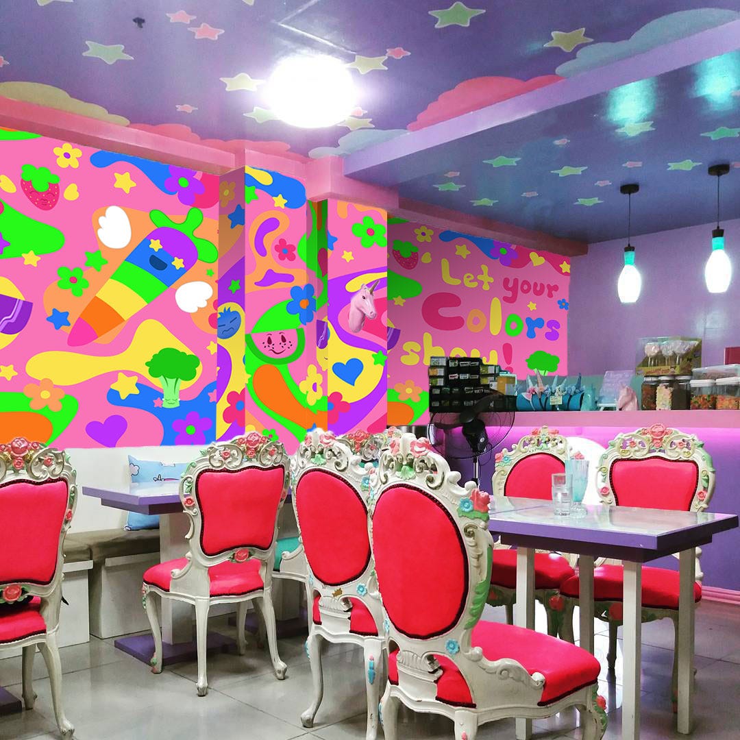 Pure Magic: A Rainbow Wonderland. This mystical restaurant of colors ...