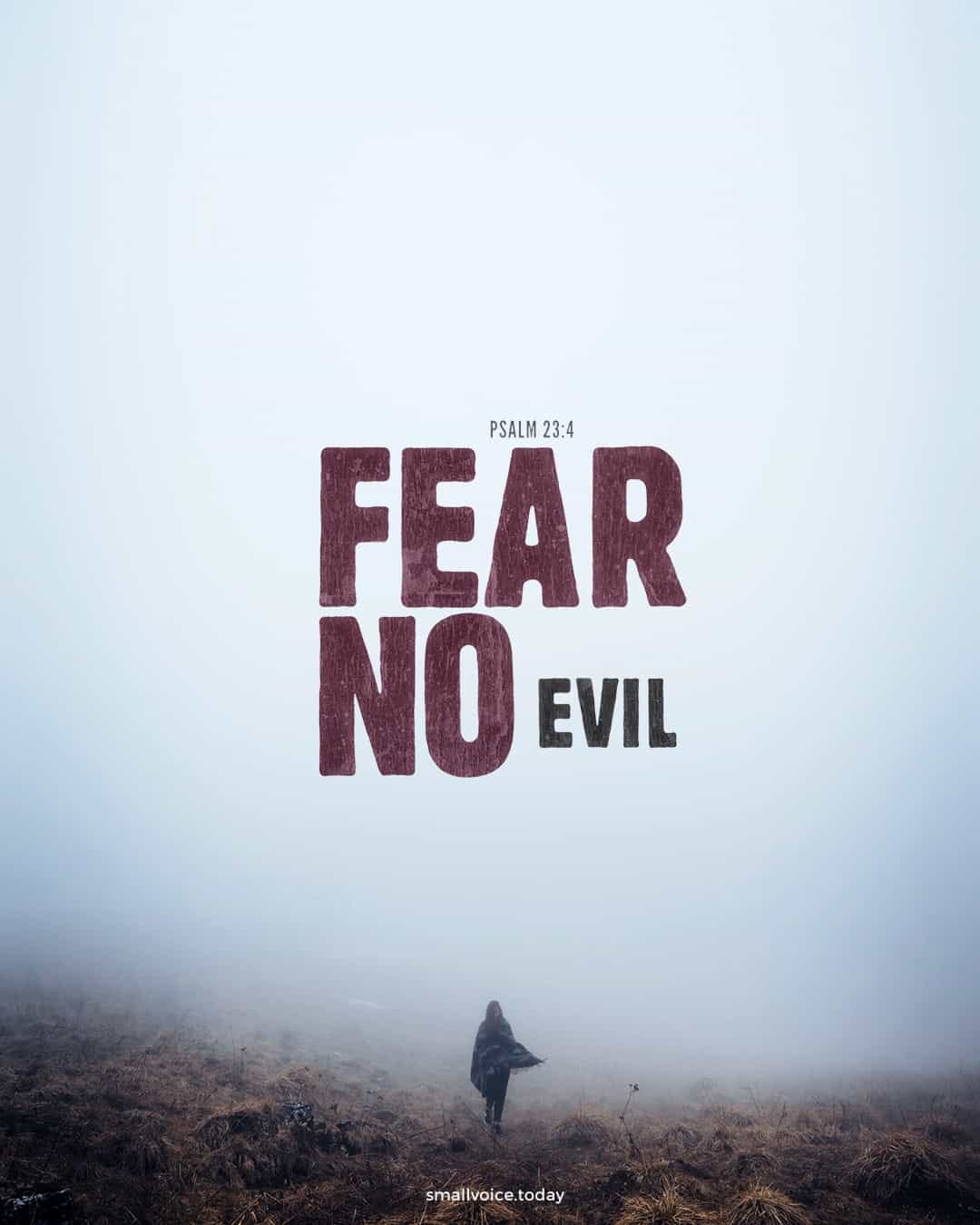 i will fear no evil psalm 23