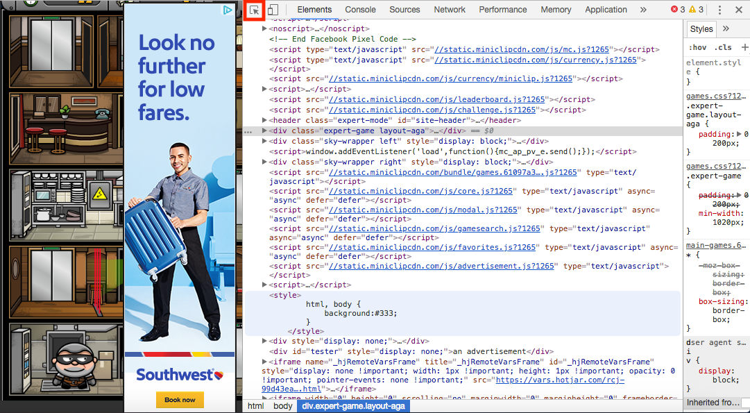 Inspect Element, Win the Game!. I’m a Python #CodeNewbie and have no ...