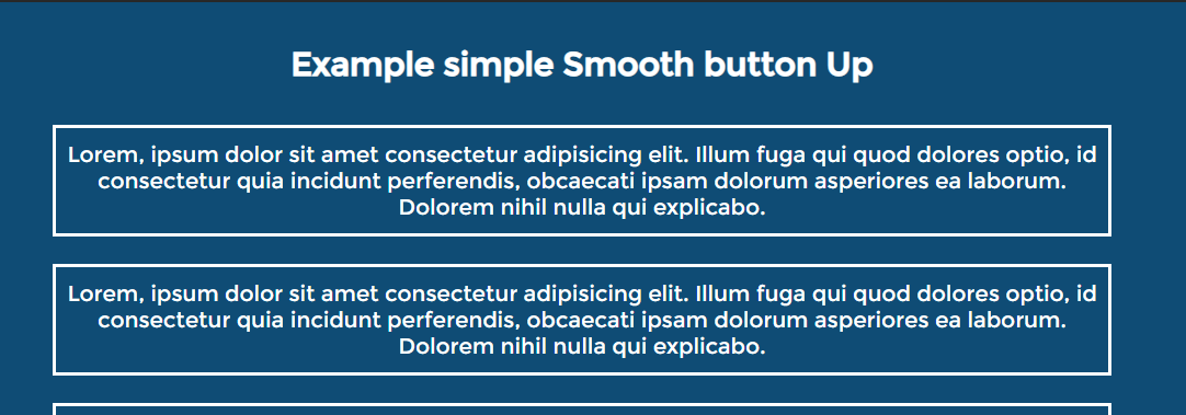 Create Scroll back to top Button with just 4 lines of JavaScript code and  Smooth behavior | by Rodrigo Figueroa | Geek Culture | Medium