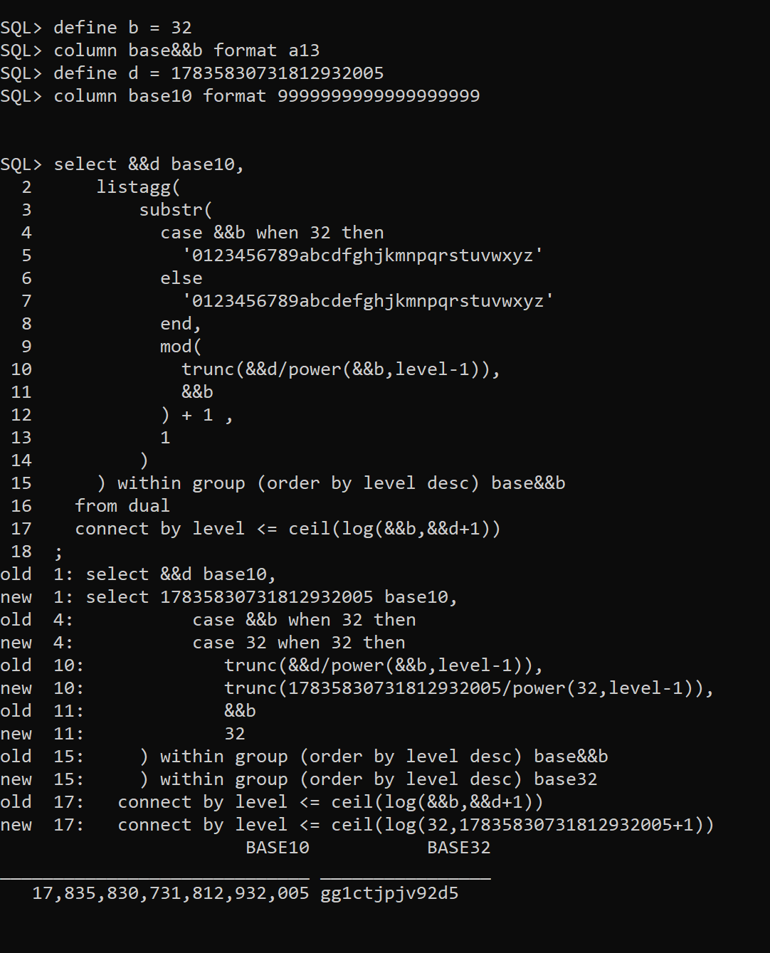How 19c Auto Indexes are named?. As a SQL_ID-like base 32 hash on table… |  by Franck Pachot | Medium