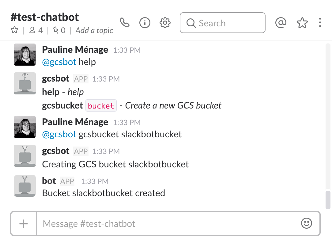 Creating GCS buckets with Slack bots in Go by Pauline Ménage unacastlabs