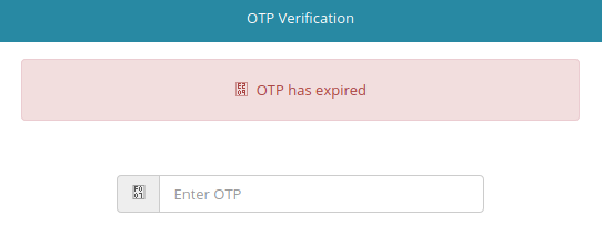 otp verification bypassed process disheartened typed worked