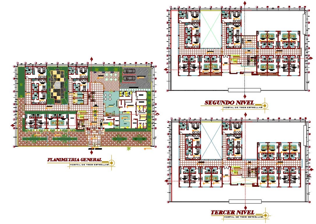 Youtplanarchitecture Hotel Plan And Furniture Layout Design