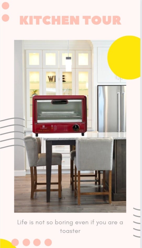 Life Is Not Boring Even If You Are A Toaster by Osan Fernando The