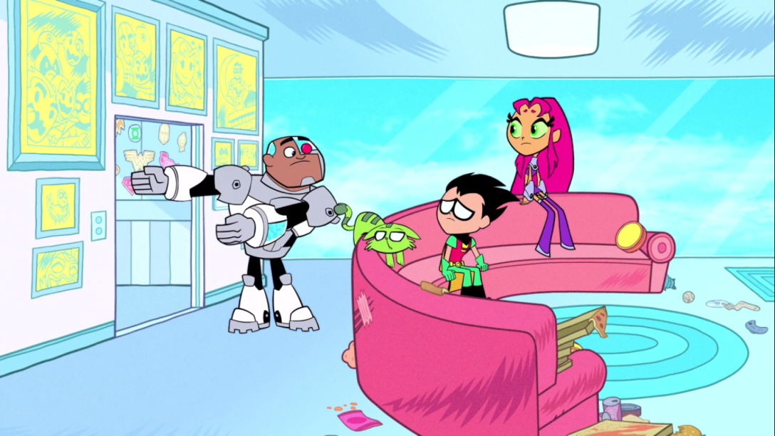 The Artfully Adolescent Set Design Of Teen Titans Go