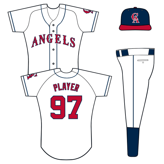 la angels new uniforms
