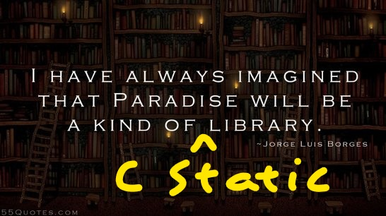 The paradise will be a librarie