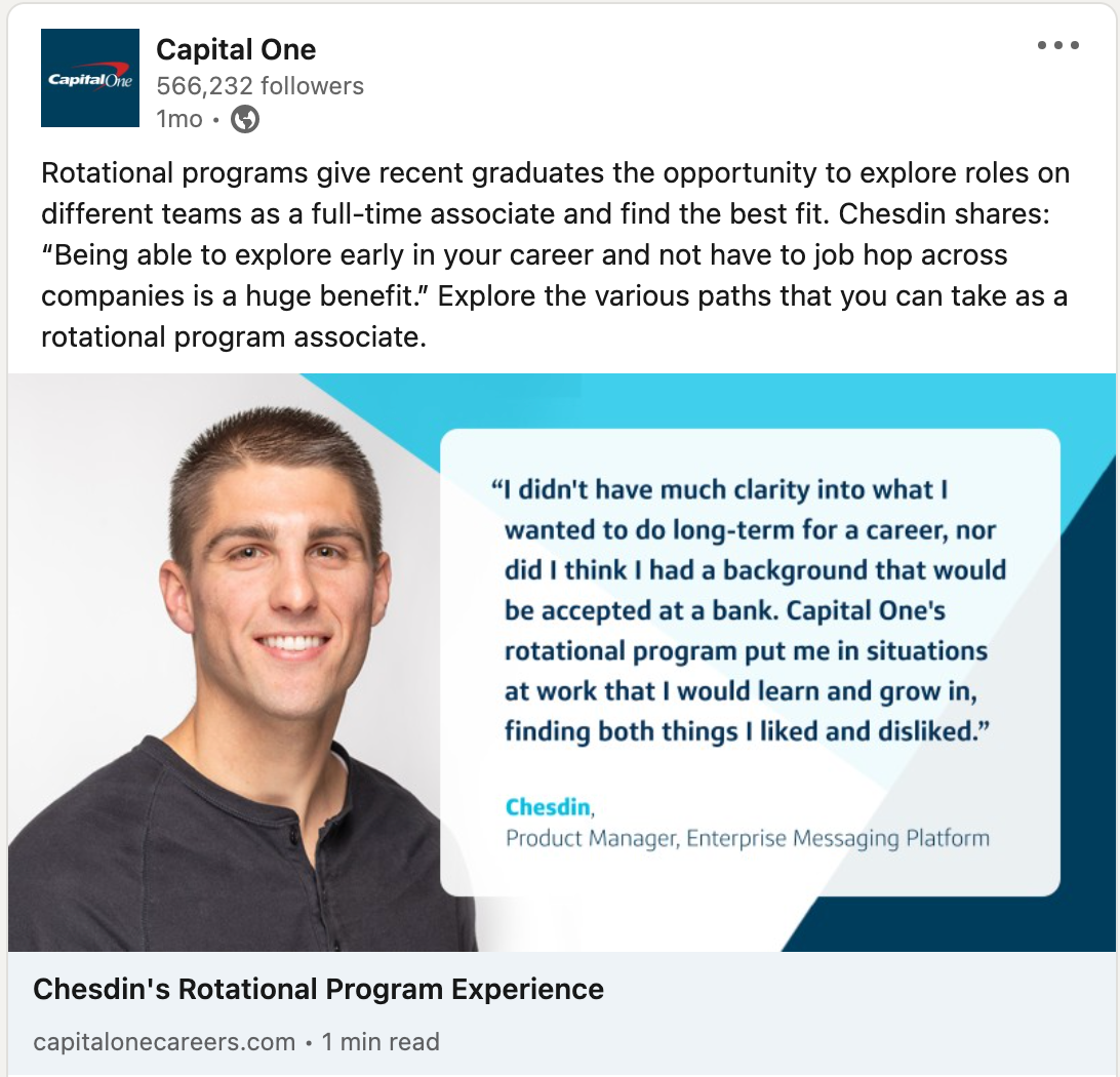 It's Graduation Day! Capital One MRP | by Chesdin Harrington | Medium