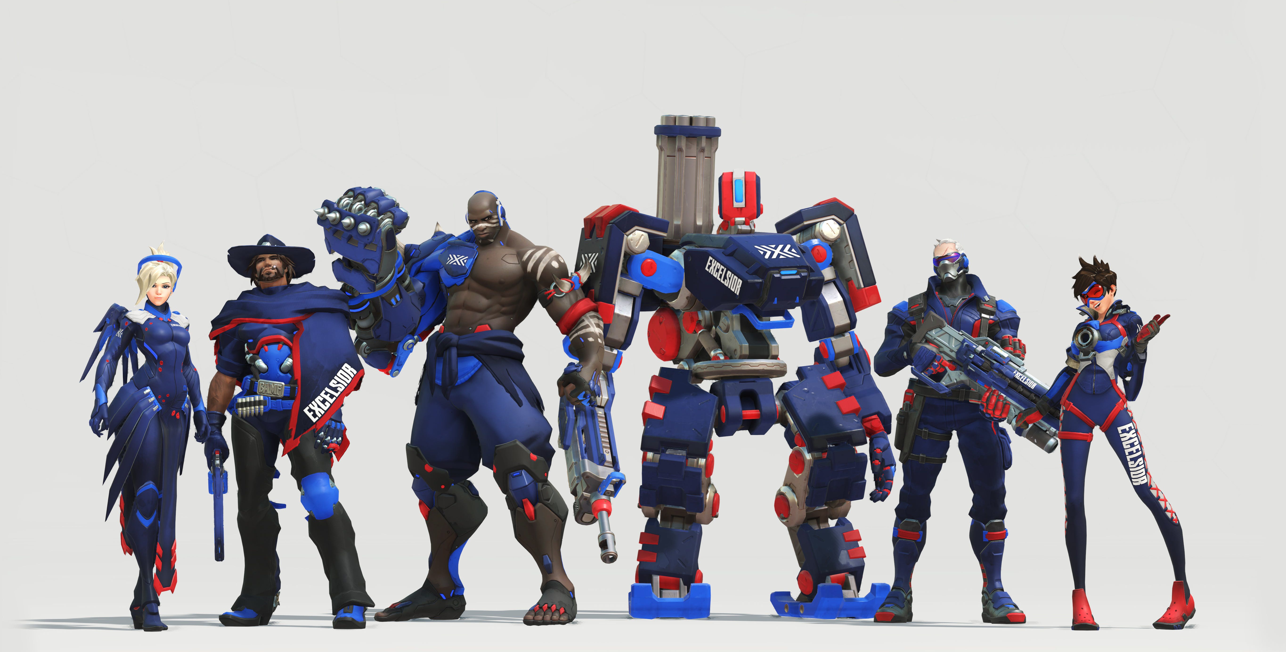 Overwatch League All Team Uniforms and Current Rosters by Sam Lee