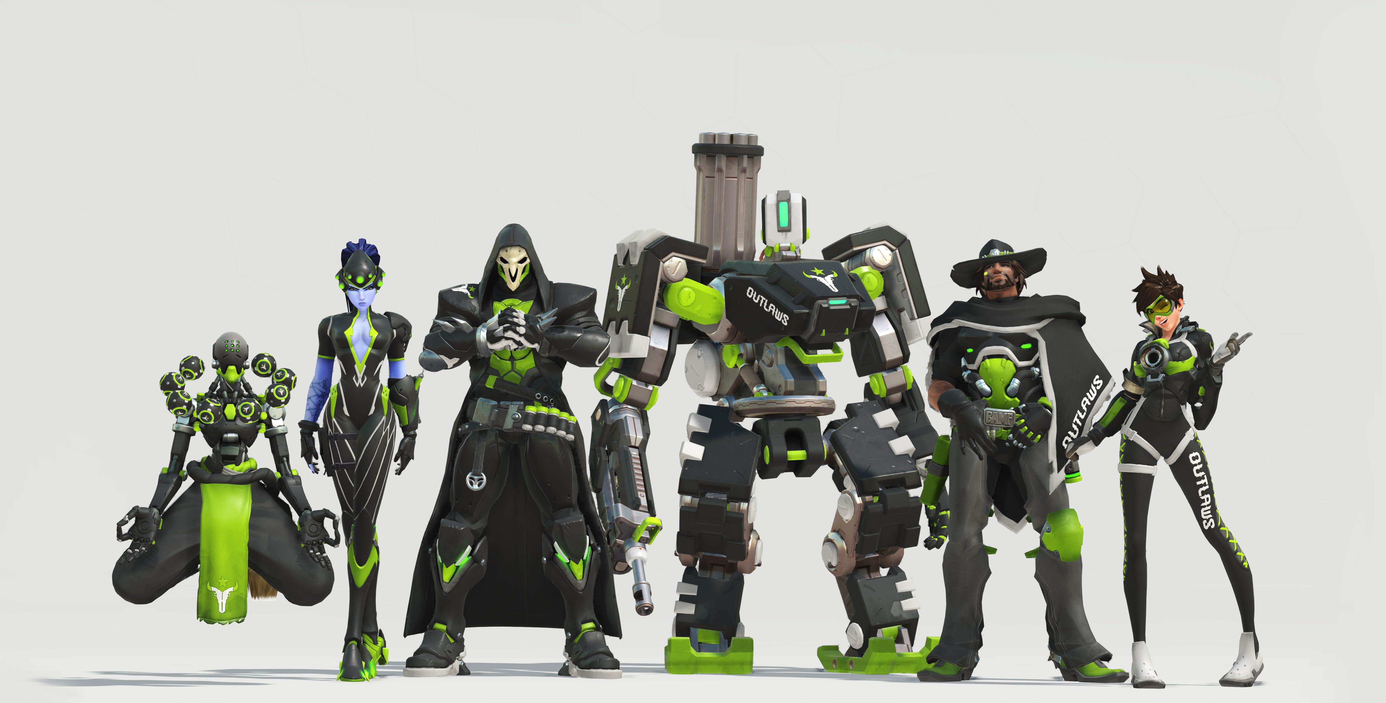 Overwatch League All Team Uniforms and Current Rosters by Sam Lee