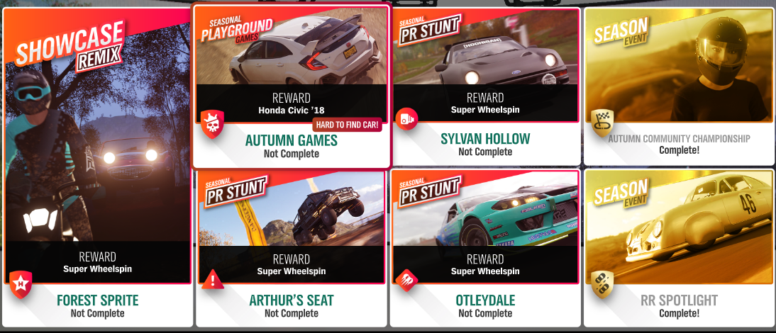 What's Good?: Seasonal Events in Forza Horizon 4 for Series 13 Autumn  (September 5–11, 2019) | by Crill | Medium